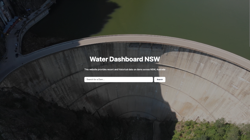 Water Dashboard NSW
